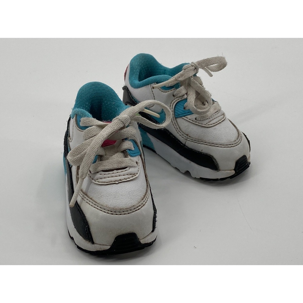 Nike‎ Air Max Sneakers Kids Toddler Size 4C White Gamma Blue 833379-104